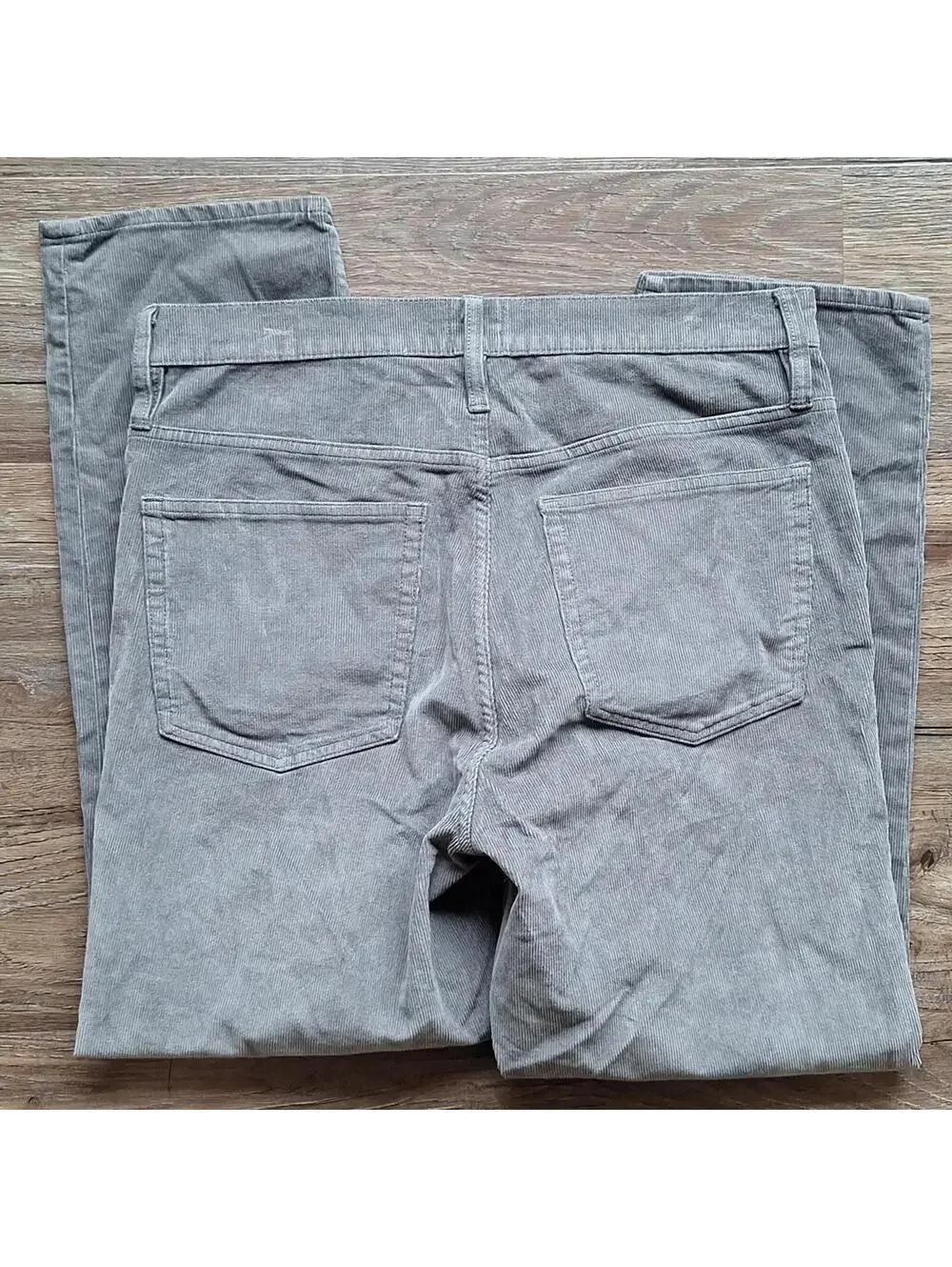 NWT J.Crew Gray Corduroy Vintage Slim Straight Pant Size 31